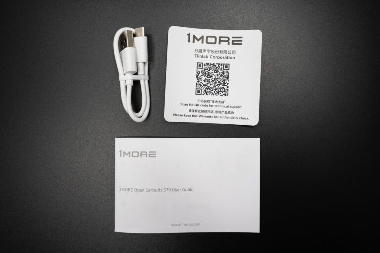 1MORE Open Earbuds S70 Test Lieferumfang